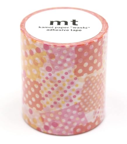 Amazon | カモ井加工紙 マスキングテープ mt ドット・ソーダ 50mm×7m