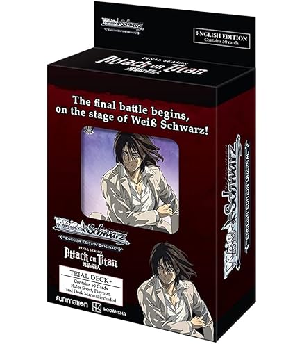 ヴァイスシュヴァルツ 進撃の巨人 デッキ パーツ 引退品】進撃の巨人