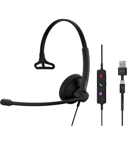 Amazon.co.jp: EPOS SENNHEISER IMPACT SC 665 USB-C ヘッドセット