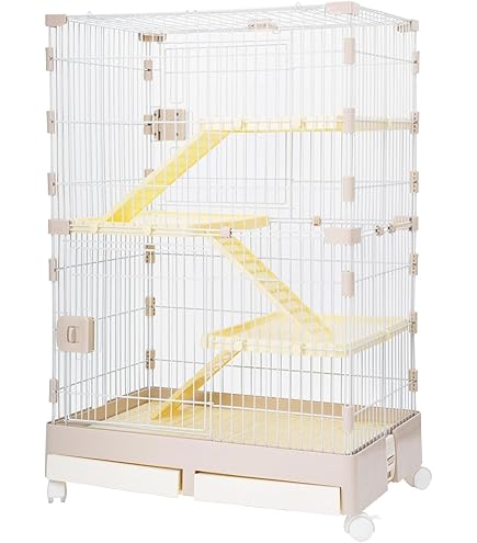 Amazon | フェレットケージ小動物遊び場 大型 モルモットケージ飼い