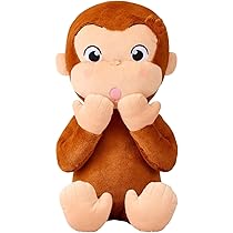 Amazon.co.jp: おさるのジョージ スーパーラージ ぬいぐるみ ～はずか