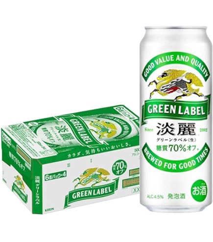 Amazon.co.jp: 【2CS】淡麗グリーンラベル 発泡酒 500ml 缶（48本
