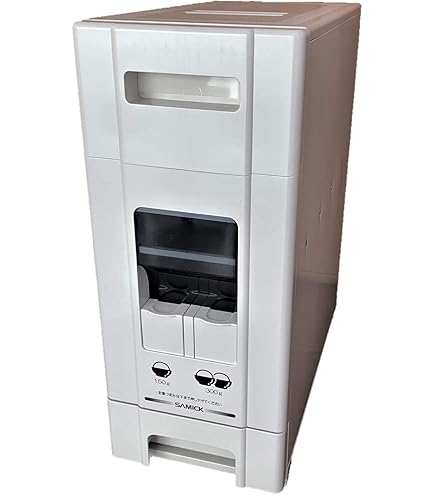 Amazon｜エムケー 計量米びつ 【Rice Ace】 米容量33kg スリムタイプ