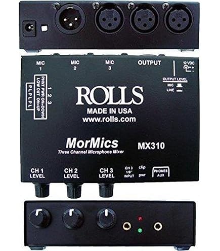 Amazon | Rolls PM59 デュアルパーソナルモニターアンプ | DJミキサー