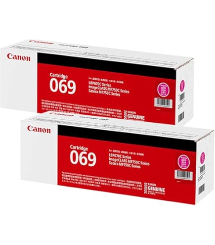 Amazon.co.jp: CANON 純正品 トナー カートリッジ069 イエロー 2本