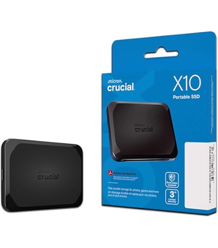 Amazon | Crucial(クルーシャル) X10 外付け SSD 2TB USB3.2/Type-C