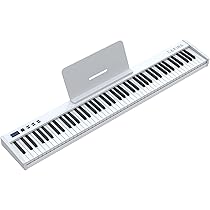 Amazon | Carina 電子ピアノ 88鍵盤 キーボード 軽量スリム 充電式