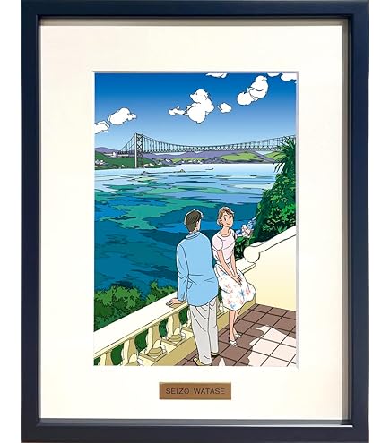 Amazon.co.jp: わたせせいぞう アートポスター（オフセット