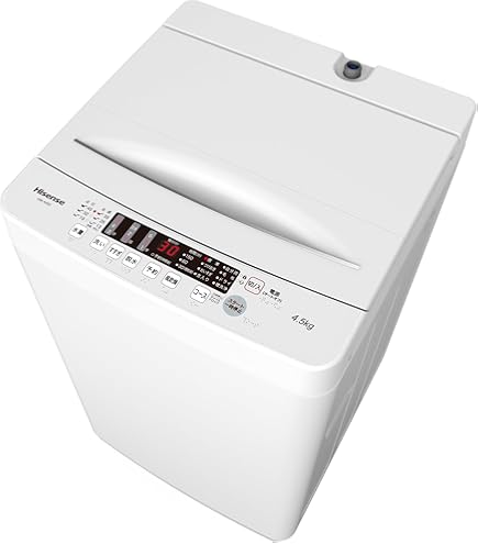 Amazon.co.jp: ハイセンス 簡易乾燥機能付き洗濯乾燥機 4.5kg HW-T45D