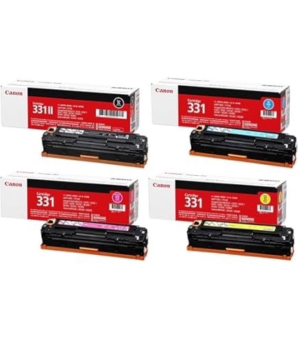 Amazon.co.jp: CANON トナーカートリッジ331 4色セット 純正品