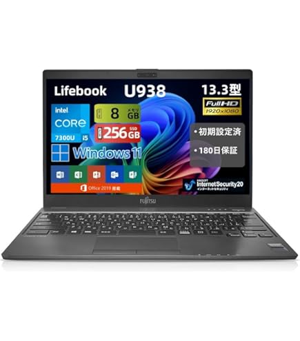 Amazon.co.jp: 【整備済み品】ノートパソコン LIFEBOOK U938/S FUJITSU