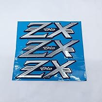 Amazon | ライブDIO AF34 AF35 ZX エンブレム 3枚/1SET (銀) | バイク