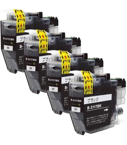 Amazon.co.jp: brother ブラザー LC3117-4PK (BK/C/M/Y) 【4色セット