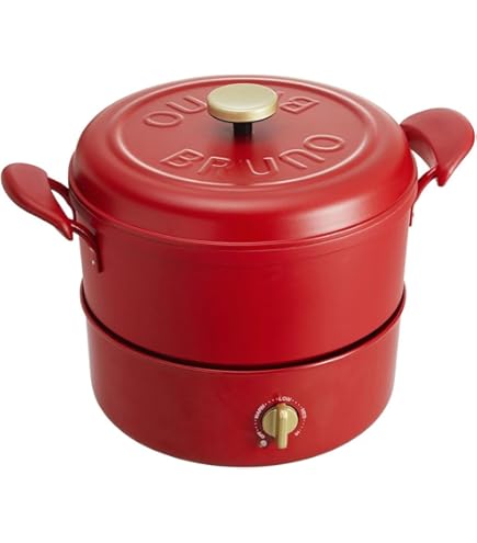 Amazon | BRUNO グリルポット ホワイト BOE029-WH | BRUNO | グリル鍋