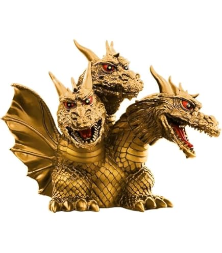 Amazon.co.jp: キングギドラ フィギュア 東宝怪獣シリーズ 鎮座獣 1964