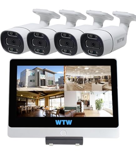 Amazon.co.jp: WTW 塚本無線 Par 12インチディスプレイ 標準カメラ4台