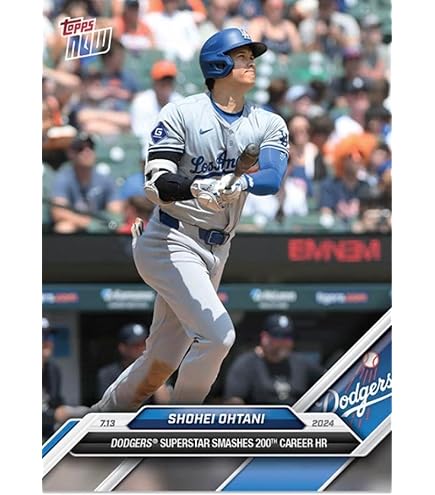Amazon.co.jp: Topps 437 大谷翔平がオールスターゲームでホームランを