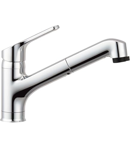 Amazon.co.jp: キッチン用 ワンホールシングルレバー混合水栓 ハンド