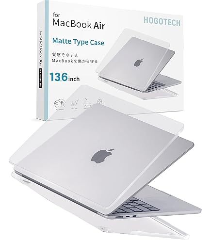 Amazon.co.jp: HOGOTECH ケース【MacBook Air 13インチ 対応 M4 M3 M2