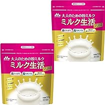 Amazon.co.jp: 大人の粉ミルク ミルク生活プラス 2袋 （300g×2袋