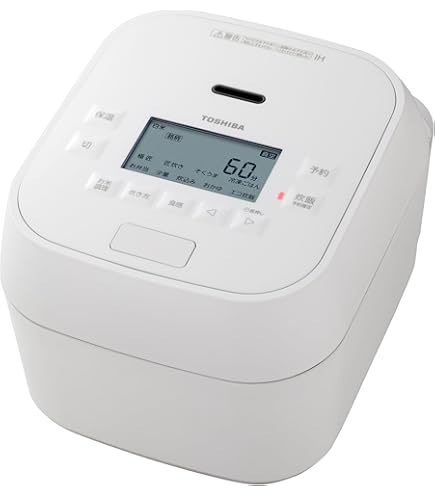 Amazon | 東芝 真空圧力IHジャー炊飯器（5.5合炊き）ホワイトTOSHIBA