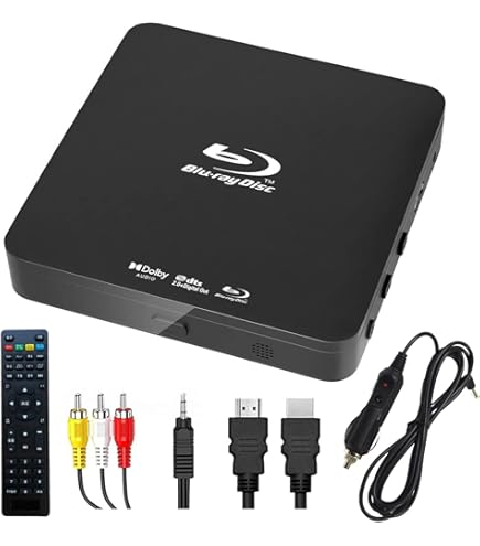 Amazon | ノーブランド品ポータブルブルーレイプレーヤーDVDプレーヤー