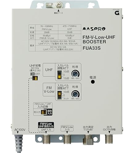 Amazon.co.jp: DXアンテナ CS/BS-IF・CATVブースター(40dB形) CW40MS3