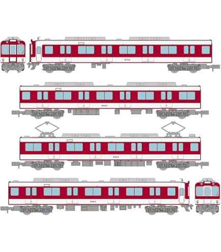 Amazon | マイクロエース Nゲージ 近鉄8000系 裾帯あり 回生制動車 4両