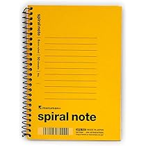 Amazon.co.jp: マルマン(maruman) メモ スパイラル リングノート A6 横