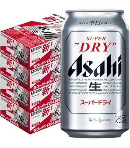 Amazon.co.jp: Asahi Super Dry 11.8 fl oz (350 ml) x 48 Cans Asahi