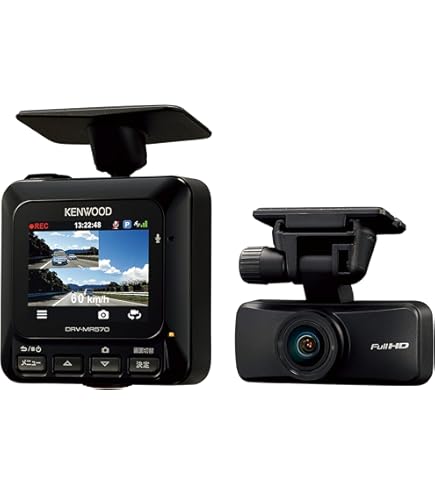 Amazon | ケンウッド ドライブレコーダー DRV-MR740 前後撮影対応2
