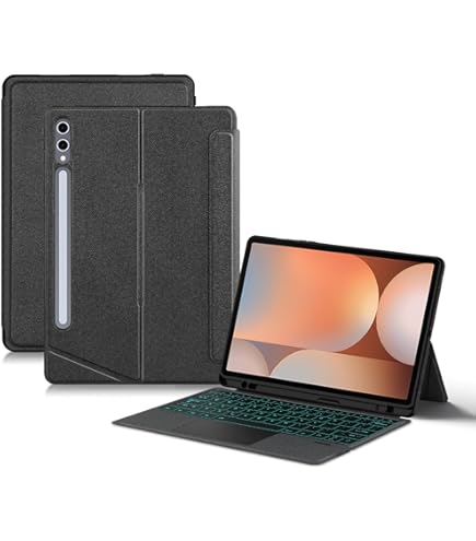 Amazon | Samsung Galaxy Tab S7+ / S7+ 5G / S7 FE 専用 Book Cover