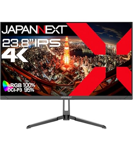 Amazon.co.jp: JAPANNEXT JN-IPS244UHDR 4K 24インチ液晶ディスプレイ