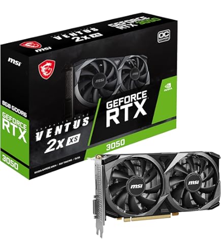 Amazon | MSI GeForce RTX 3050 VENTUS 2X 8G OC グラフィックスボード