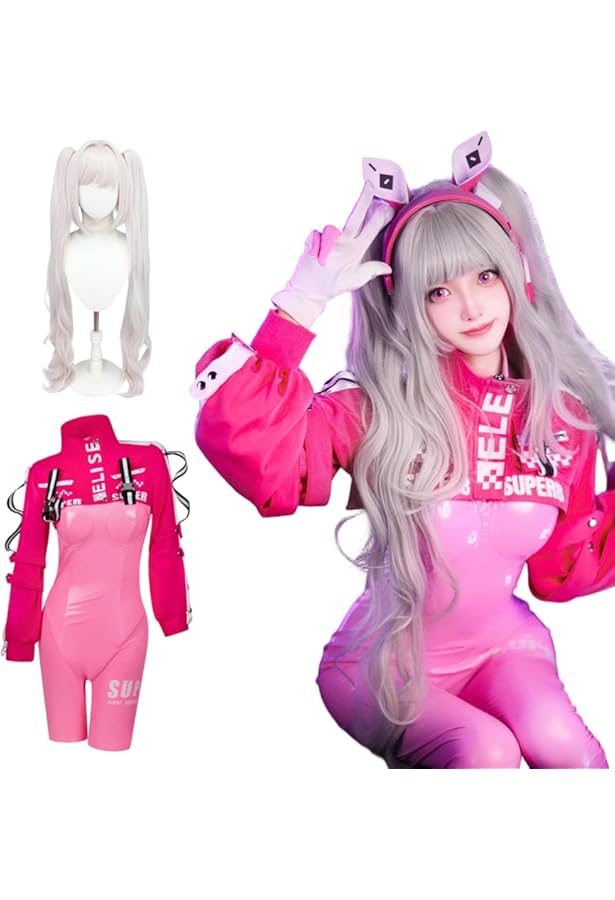 Amazon.co.jp: [神併良品] ノワール コスプレ ウィッグ付き 黒ウサギ