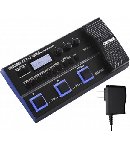 Amazon | BOSS ボス GT-1 マルチエフェクター + 汎用 9V アダプター