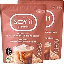 Amazon.co.jp: ファンファレ SOY it protein そいっとプロテイン 2袋