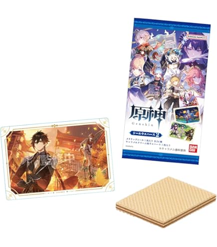 Amazon.co.jp: 原神[Genshin] シールウエハース2 20個入りBOX (食玩