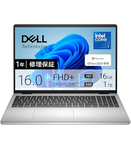 Amazon.co.jp: Dell Inspiron 15 ノートパソコン、無料のMicrosoft
