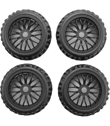 Amazon | HPI Savage X 4.6 4 gt2タイヤ&ブラッククロームホイール17