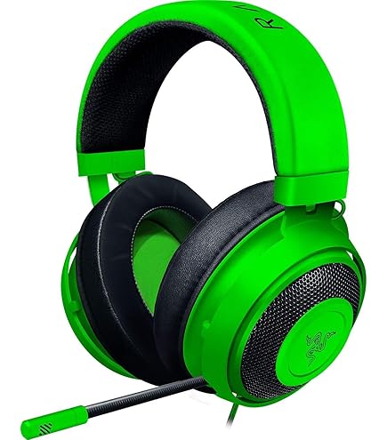 Amazon.co.jp: Razer Kraken Green ゲーミングヘッドセット + THX USB