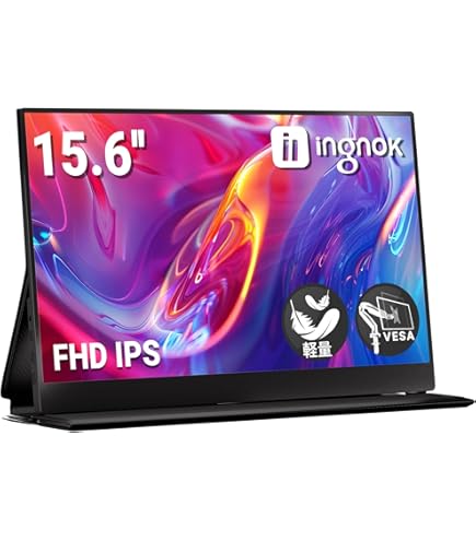 Amazon.co.jp: Visual Beat モバイルモニター 15.6インチ 1080P FHD