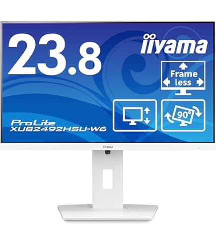 Amazon.co.jp: iiyama モニター ディスプレイ 23.8インチ フルHD IPS