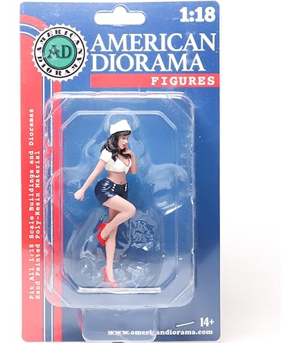 Amazon.co.jp: アメリカン ジオラマ 1/18 フィギア レースデイ1