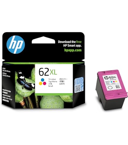 Amazon.co.jp: HP 62XL 純正 インクカートリッジ カラー増量 C2P07AA