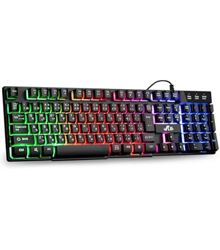 Amazon.co.jp: ぶいすぽっ VSPO!GEAR ゲーミングキーボード 藍沢エマ