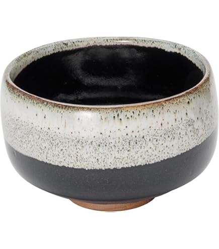 Amazon.co.jp: 民芸益子焼 関澤武窯 抹茶碗 鉄釉茶器 共箱解説書付き