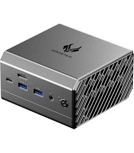 Amazon.co.jp: AOOSTAR GEM10 ミニPC Ryzen 7 6800H 32GB LPDDR5