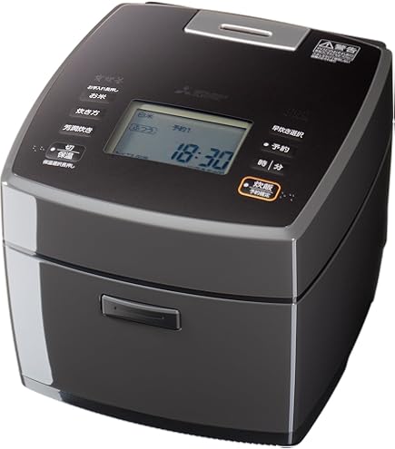 Amazon | MITSUBISHI(三菱) 炊飯器 本炭釜 黒真珠（くろしんじゅ） NJ