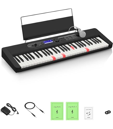 Amazon.co.jp: カシオ 電子キーボード61標準鍵 光ナビゲーション